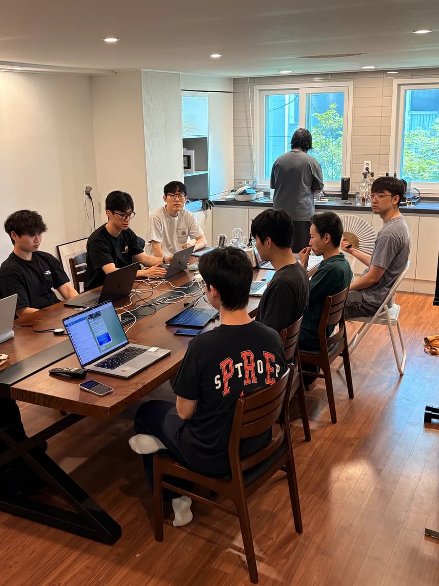 People spending time together at VYV House